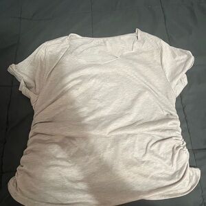 SHEIN Light Gray Short Sleeve Tee